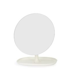 ESPELHO DE MESA PLÁSTICO SPX-18982-BCO NA COR BRANCO