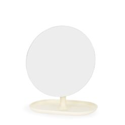 ESPELHO DE MESA PLÁSTICO SPX-18982-CRE NA COR BRANCO