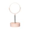 ESPELHO DE MESA PLÁSTICO SPX-18985-ROS NA COR ROSA
