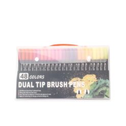 KIT CANETINHAS PONTA DUPLA 48 CORES  SPX-08332B-48-COL NA COR COLORIDO