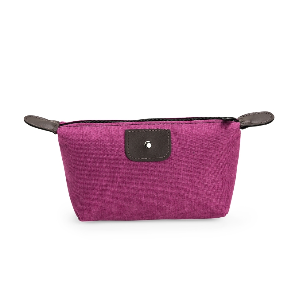 NÉCESSAIRE POLIÉSTER PVC MESCLA SPX-15302-ROS NA COR ROSA