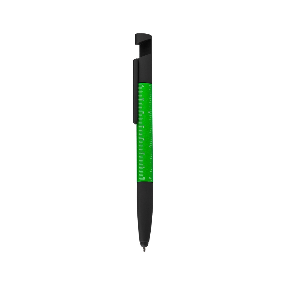 CANETA PLÁSTICA MULTIFUNÇÕES SPX-14089-VD/PRE NA COR VERDE