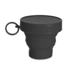 COPO RETRÁTIL EMBORRACHADO SPX-P@14273-PRE NA COR PRETO