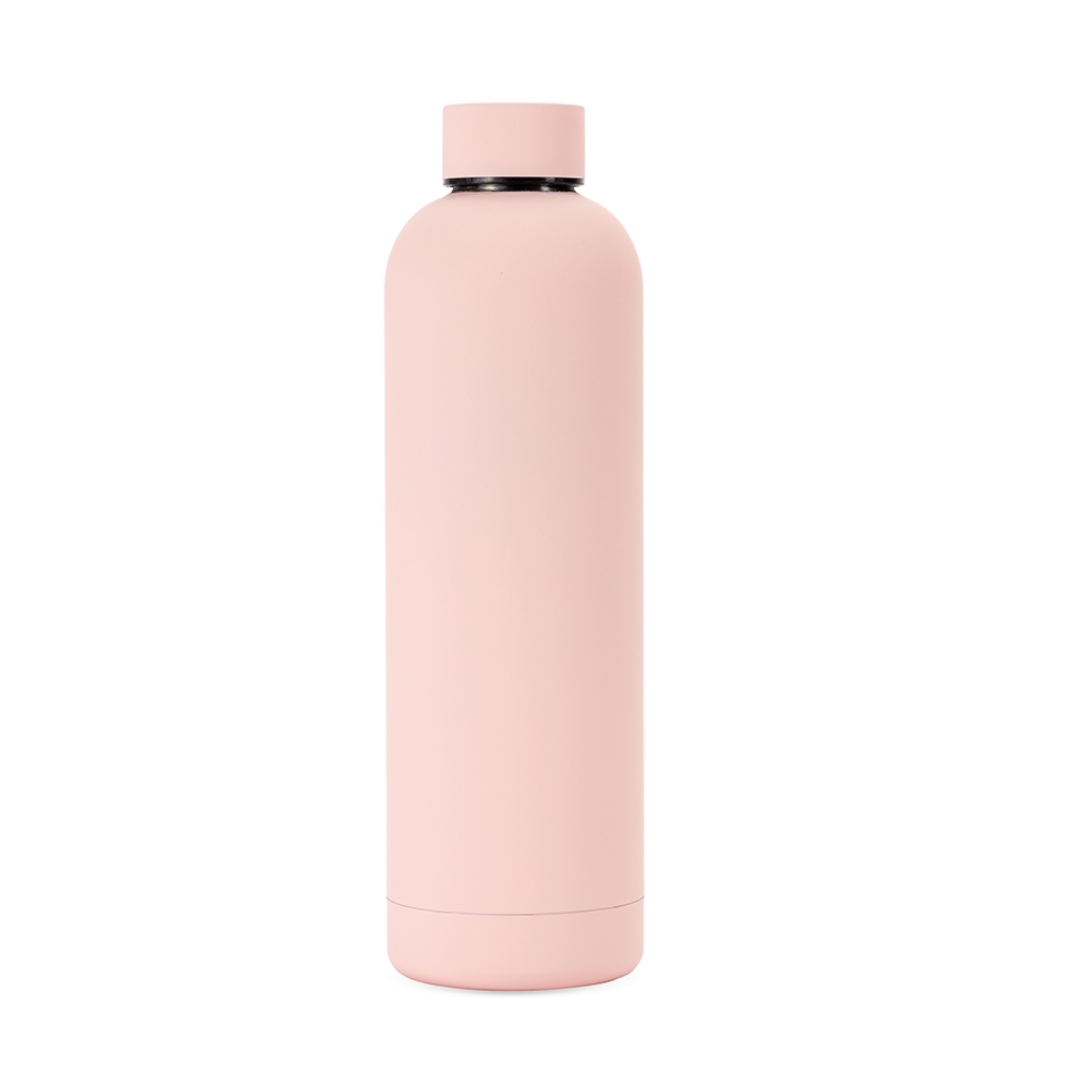 GARRAFA INOX PAREDE DUPLA 750ML SPX-E@09071-ROS NA COR ROSA