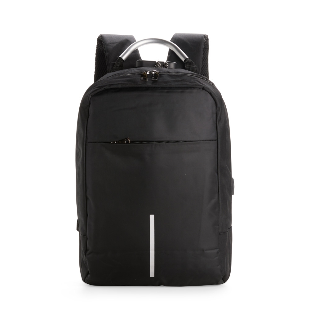 MOCHILA ANTIFURTO POLIÉSTER 16 LITROS SPX-14185-PRE NA COR PRETO