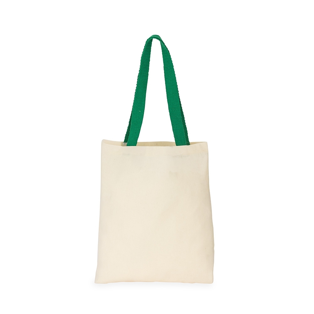 SACOLA DE ALGODÃO SPX-13805-BEG/VD NA COR BEGE