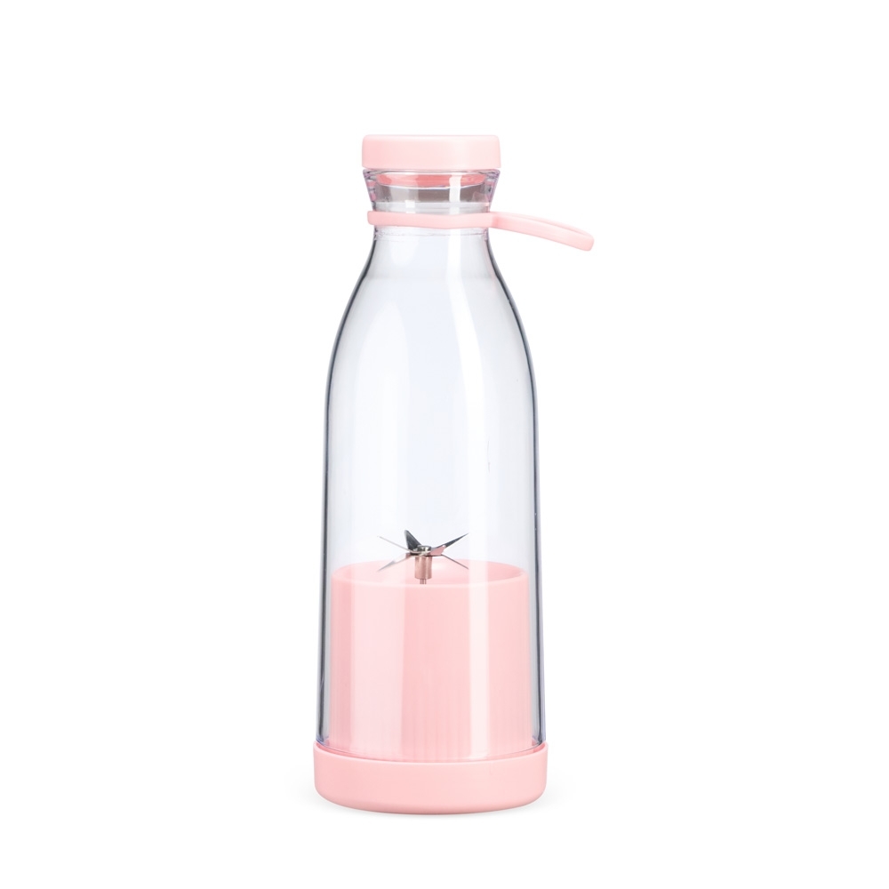 GARRAFA PLÁSTICA MIXER 380ML SPX-14995A-RSC NA COR ROSA