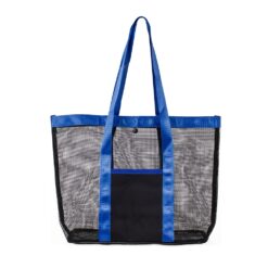 SACOLA TELA PVC SPX-19066-PRE/AZU NA COR AZUL