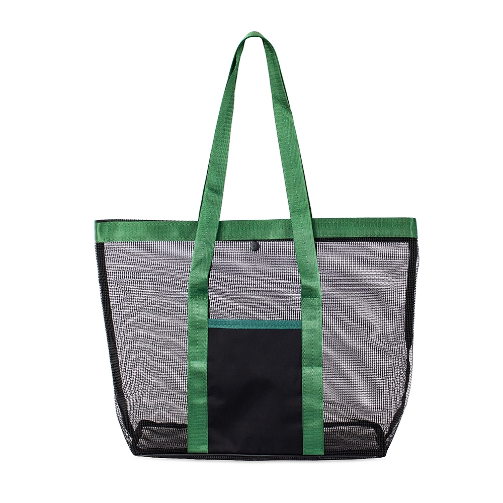 SACOLA TELA PVC SPX-19066-PRE/VD NA COR VERDE