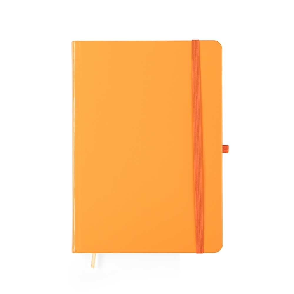 CADERNETA LAMINADA SEM PAUTA SPX-15460S-LAR NA COR LARANJA