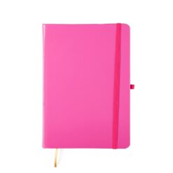 CADERNETA LAMINADA SEM PAUTA SPX-15460S-ROS NA COR ROSA