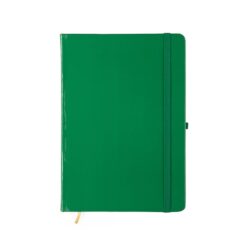 CADERNETA LAMINADA SEM PAUTA SPX-15460S-VD NA COR VERDE