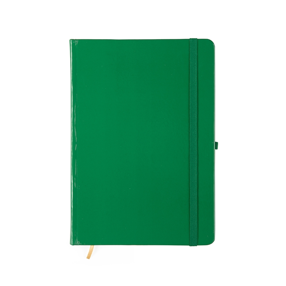 CADERNETA LAMINADA SEM PAUTA SPX-15460S-VD NA COR VERDE