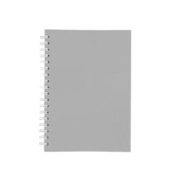 CADERNO CAPA FOSCA COM PAUTA SPX-15466F-CIN NA COR CINZA