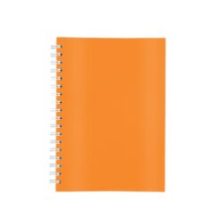 CADERNO LAMINADO COM PAUTA SPX-15466-LAR NA COR LARANJA