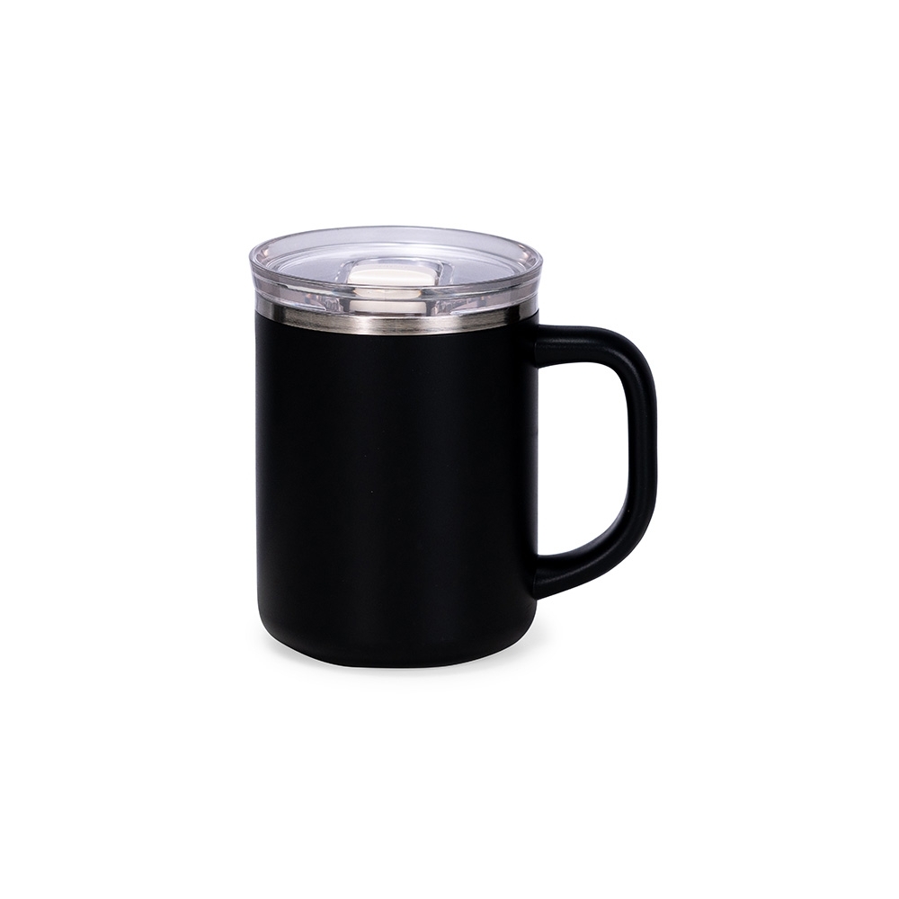 CANECA PAREDE DUPLA 450ML SPX-09198-PRE NA COR PRETO