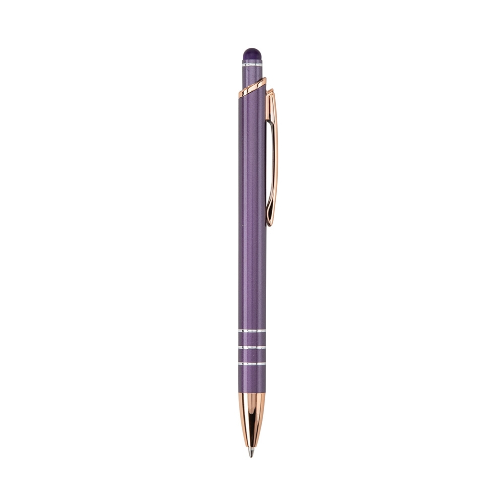 CANETA METAL TOUCH SPX-08161TF-ROX/COB NA COR ROXO