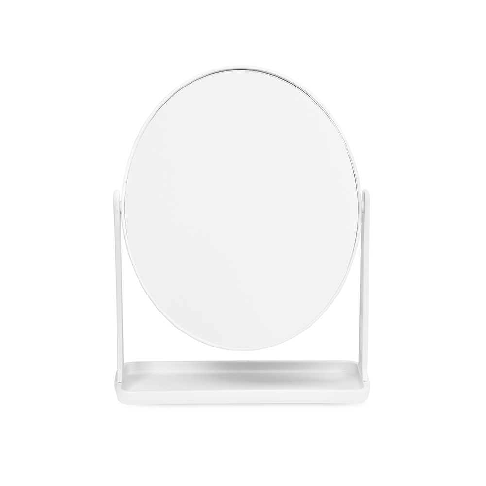 ESPELHO DE MESA PLÁSTICO SPX-19092-BCO NA COR BRANCO