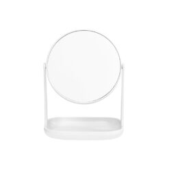 ESPELHO DE MESA PLÁSTICO SPX-19096-BCO NA COR BRANCO