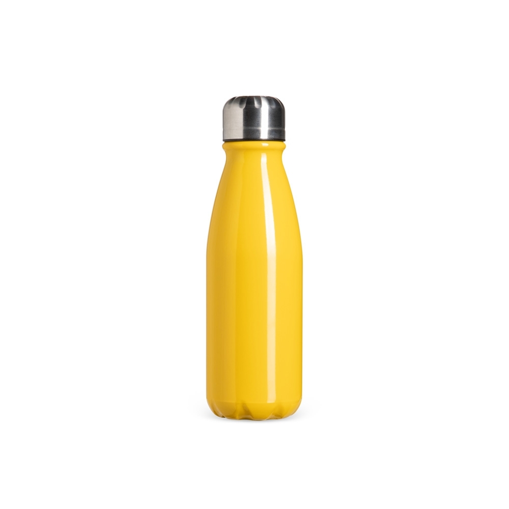 GARRAFA DE ALUMÍNIO 550ML SPX-09186-AMA NA COR AMARELO