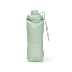 GARRAFA DOBRÁVEL SILICONE 600ML SPX-19170-VD NA COR VERDE