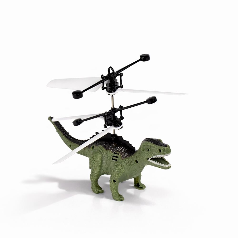 HELICÓPTERO DINOSSAURO DE BRINQUEDO SPX-P$BRINQ13-MIS NA COR AMARELO