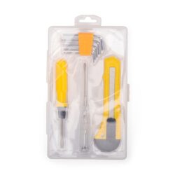 KIT FERRAMENTA 4 PEÇAS SPX-08402A-TRA/AMA NA COR TRANSPARENTE