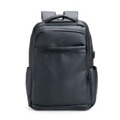 MOCHILA COURO SINTÉTICO USB 26L SPX-08172A-PRE NA COR PRETO