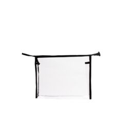 NÉCESSAIRE PVC SPX-19060-TRA/PRE NA COR PRETO