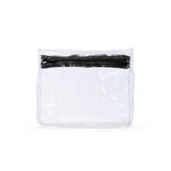 NÉCESSAIRE PVC SPX-15432-TRA/PRE NA COR TRANSPARENTE