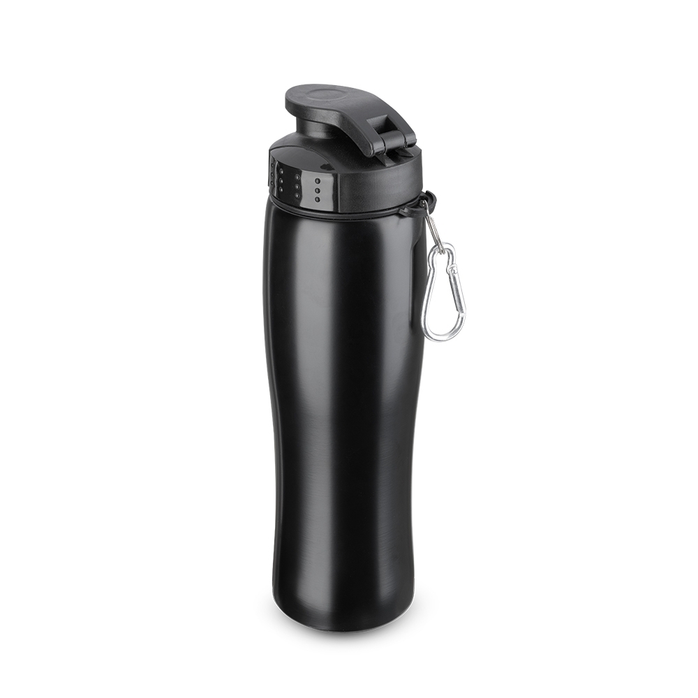 SQUEEZE INOX 750ML SPX-13203-PRE NA COR PRETO