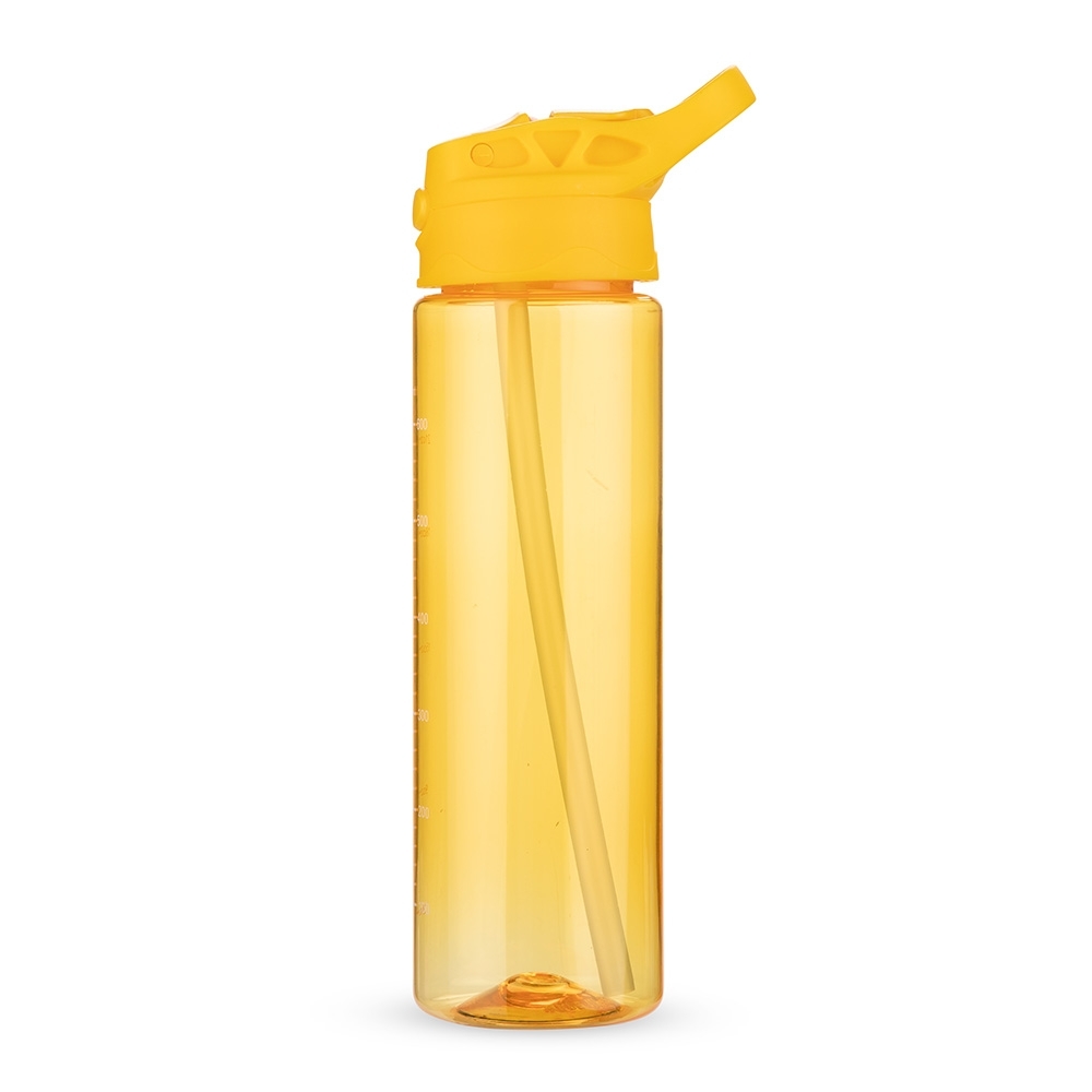 SQUEEZE PLÁSTICO 700ML SPX-09236-AMA NA COR AMARELO