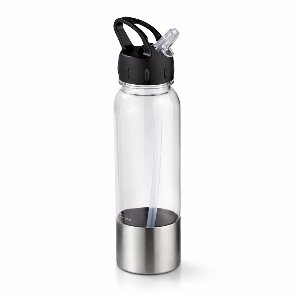 SQUEEZE PLÁSTICO 750ML SPX-09053A-PRE NA COR PRETO