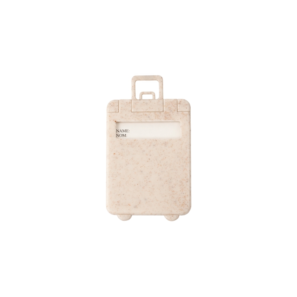 TAG IDENTIFICADOR DE BAGAGEM SPX-15032-BEG NA COR BEGE